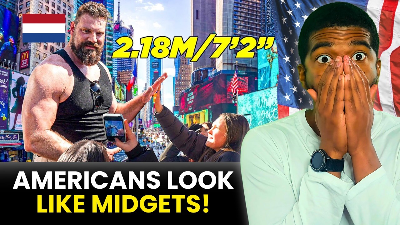The Dutch Giant In New York | American Reacts