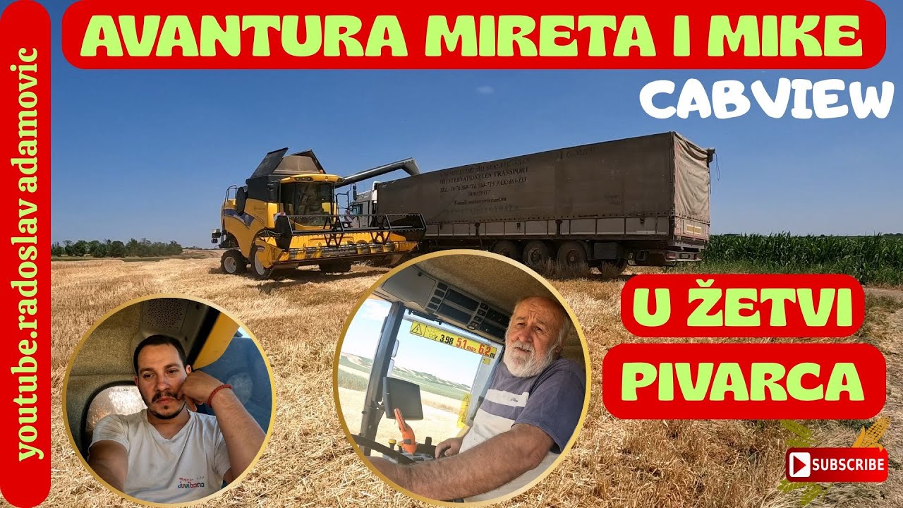AVANTURA MIRETA I MIKE U ŽETVI PIVARSKOG JEČMA! ;  MIRE AND MIKA IN THE HARVEST OF BREWING BARLEY!