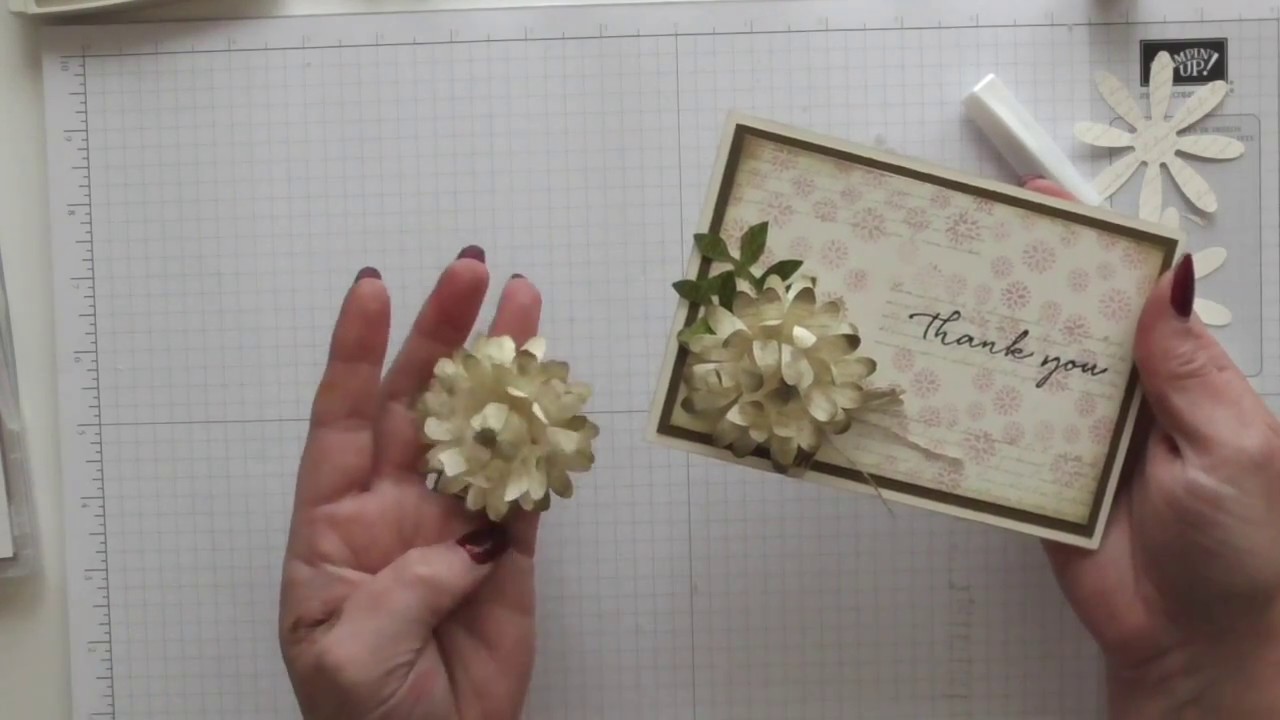 My Daisy punch shabby chic flower Stampin' Up! products
