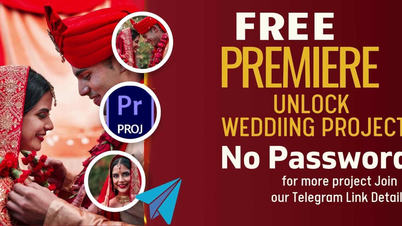 Adobe Premiere Pro Cinematic Wedding Song Project | Quick Download | Watch Demo Free 
