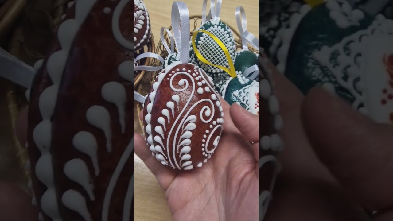 Tajemství 3D perníkových kraslic #gingerbread #lebkuchen #medovniky #craft #easter #velikonoce #tvoř