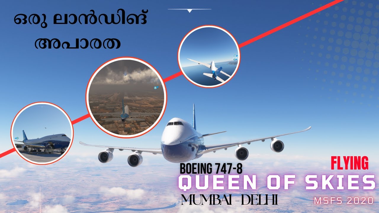 The Queen's Final Approach: Mumbai to Delhi in the 747-8