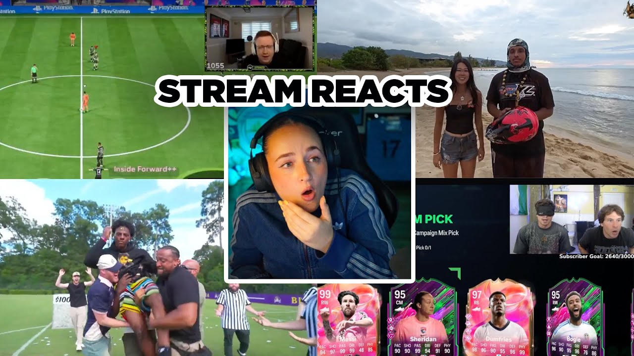 I REACTED TO MY CHATS' FAV LIVESTREAM CLIPS! Part 1
