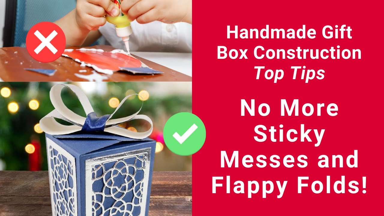 How to Get a Neat & Professional Finish on Handmade Gift Box - don't make these mistakes!