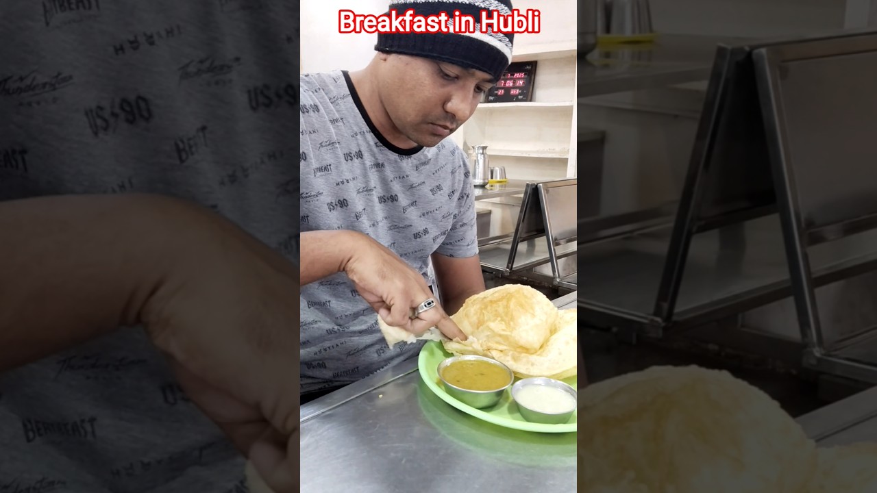 breakfast in Hubli.                                       #sikandarpasha #sikandar #hubli #breakfast