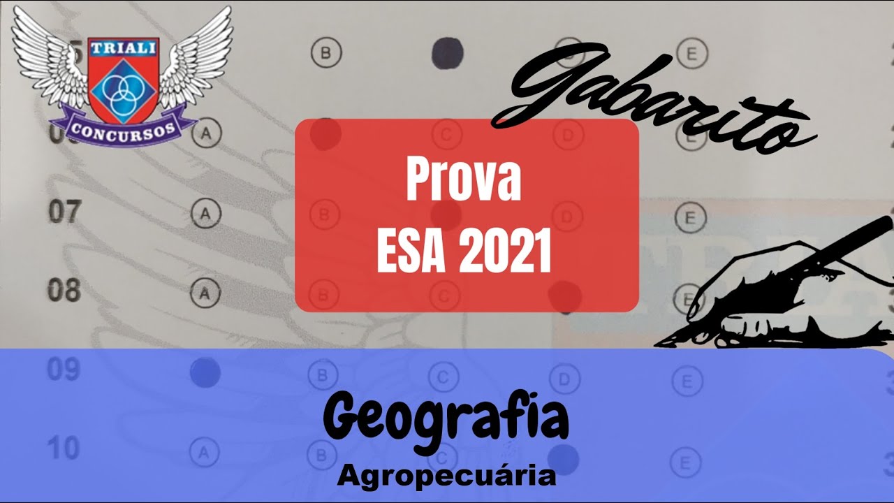 ESA - 2021 - Geografia - Agropecuária