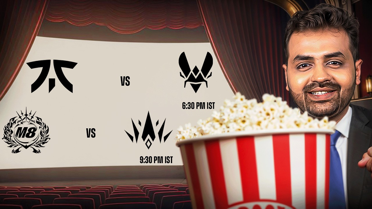 FNC Vs VIT | M8 VS BL |  VCT EMEA - Kickoff Day 13 Watch Party #VctWatchParty