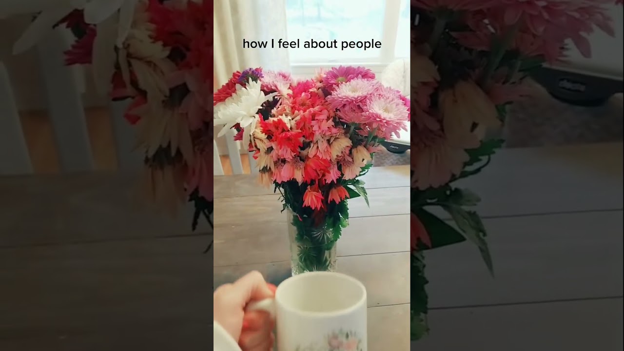 Sarcastic Floral Message: A Humorous Take on People