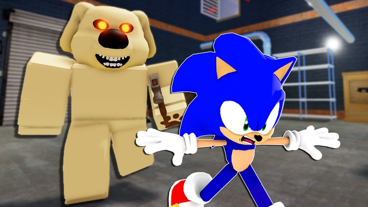 Sonic Escape the evil dog's house! (Obby) | Sonic Plays Roblox