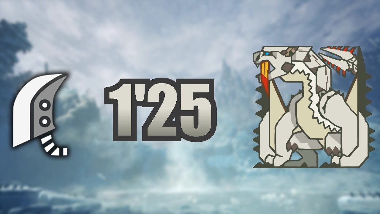 MHW Iceborne | Barioth 1'25 Great Sword Solo