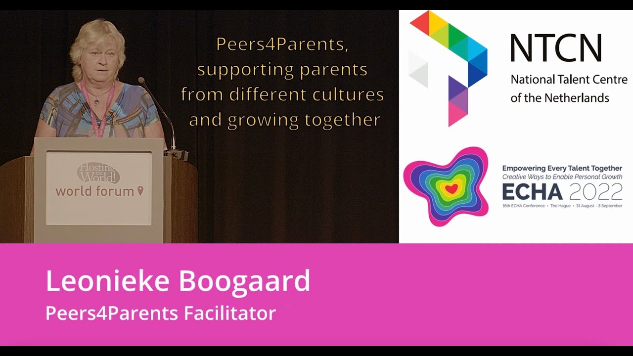 ECHA2022 - Leonieke Boogaard, Peers4Parents, supporting parents from different cultures
