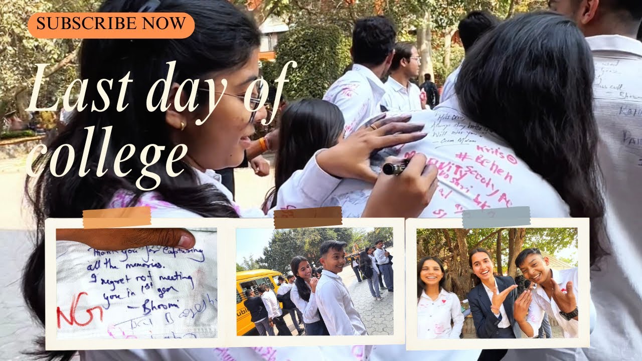 End of an Era | Last Day of College😭From Strangers to Memories🥺Final Goodbye😔||Emotionl ||😭goodgye😭