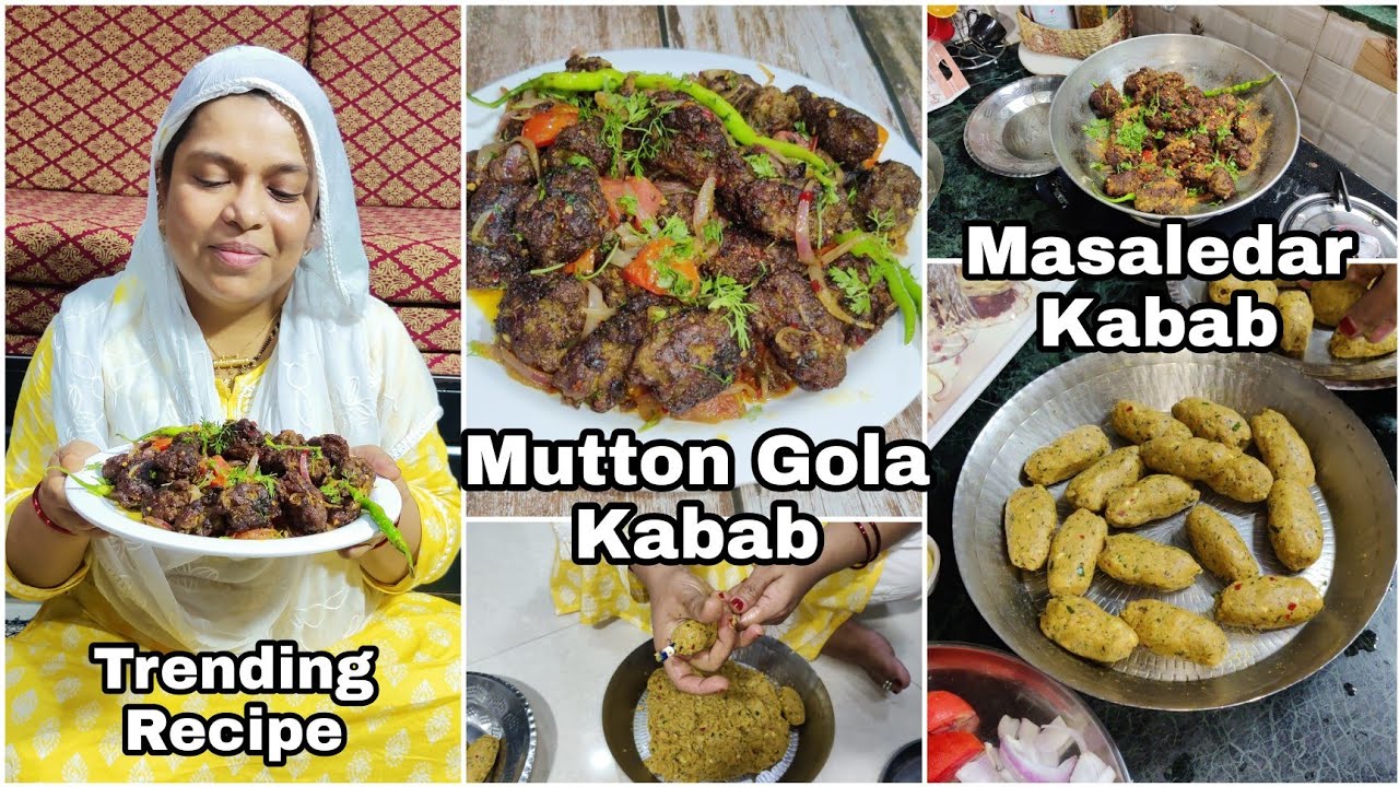 Gola Kabab Recipe | Mutton Ke Masaledar Gola Kabab ❤️ | Trending Kabab Recipe | Juicy Soft Kabab