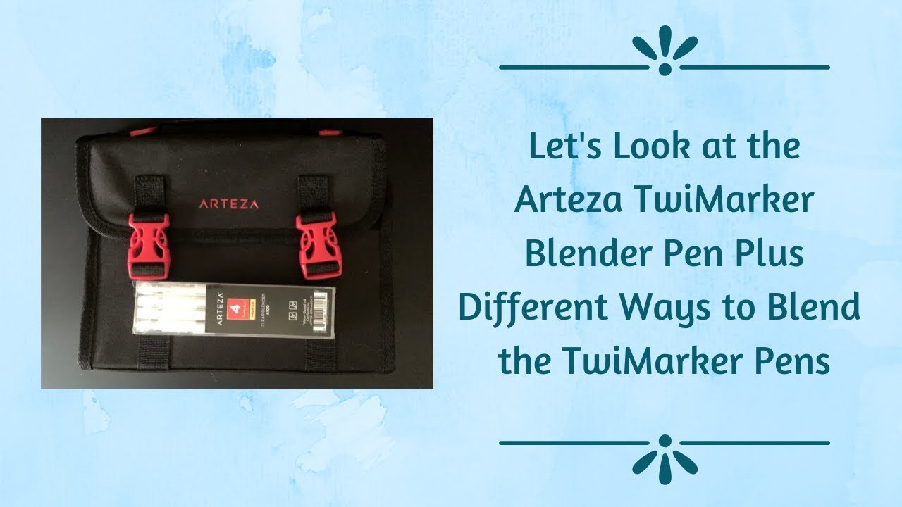 Review and Demonstration of the Arteza TwiMarkers and Using the Blender Pen