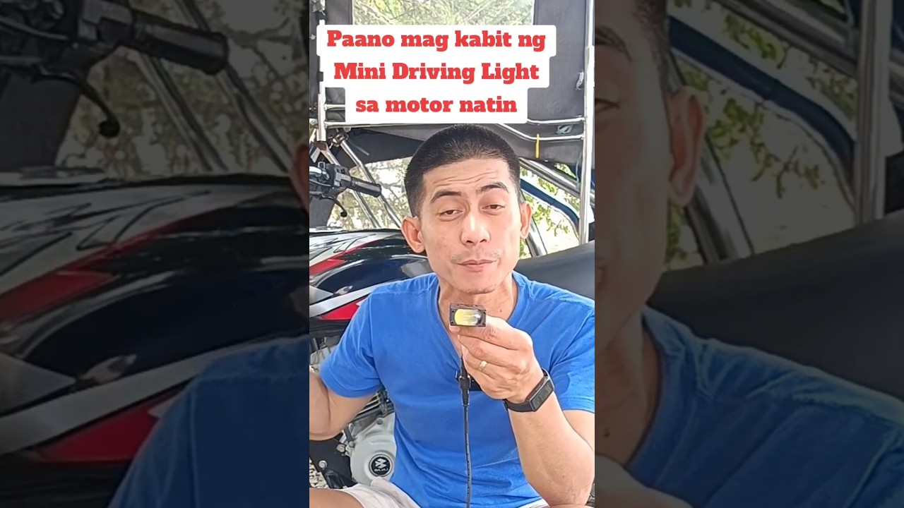 Paano mag install ng Mini Driving Light sa motor