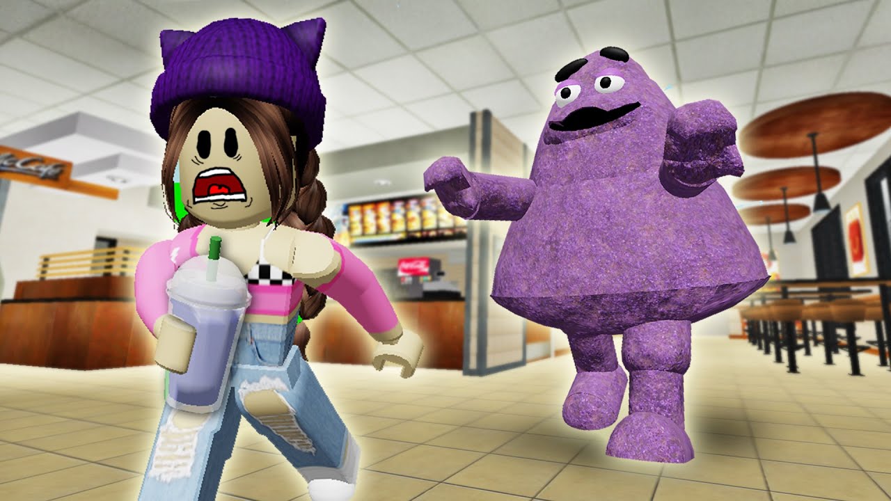 DRINK NIET DE GRIMACE SHAKE - (Roblox Story) || Let's Play Wednesday