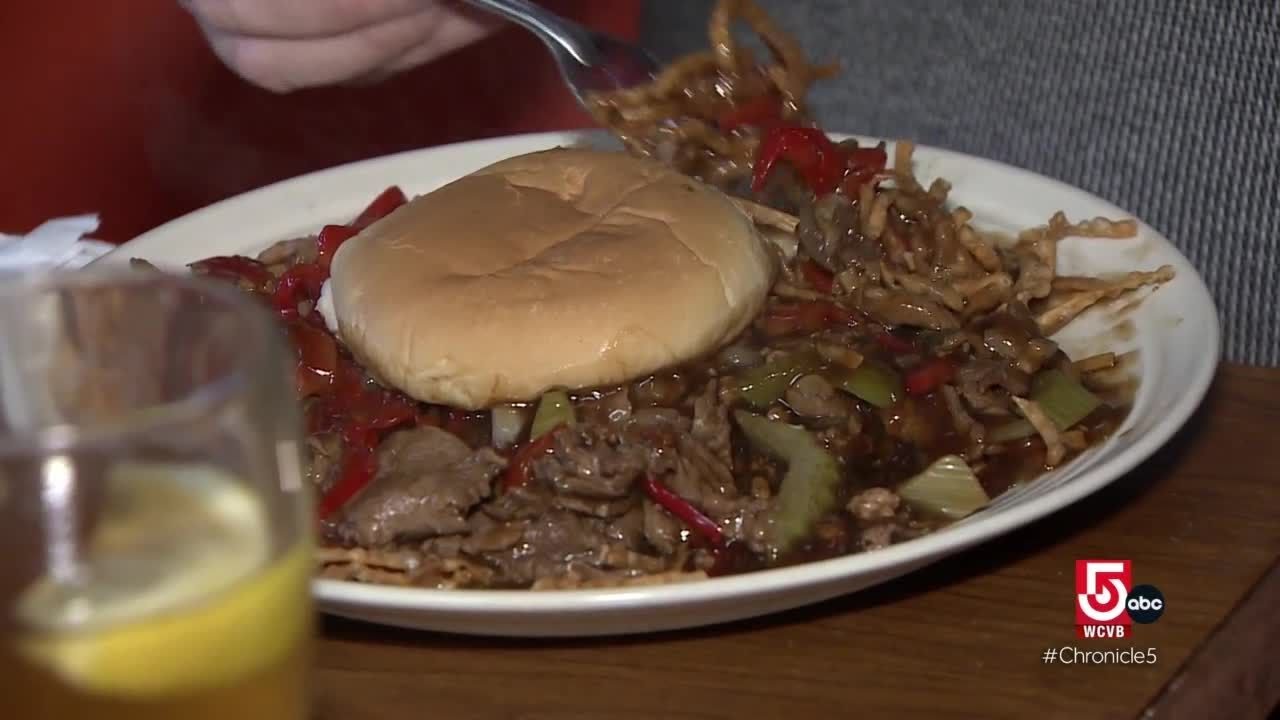 Feast on the Fall River Chow Mein and the Salem Chop Suey... sandwich