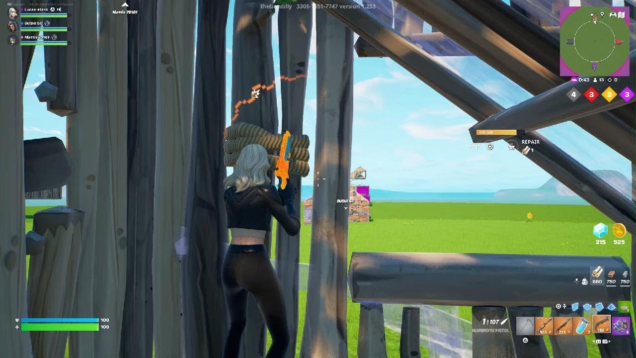 Me playing with my friend.