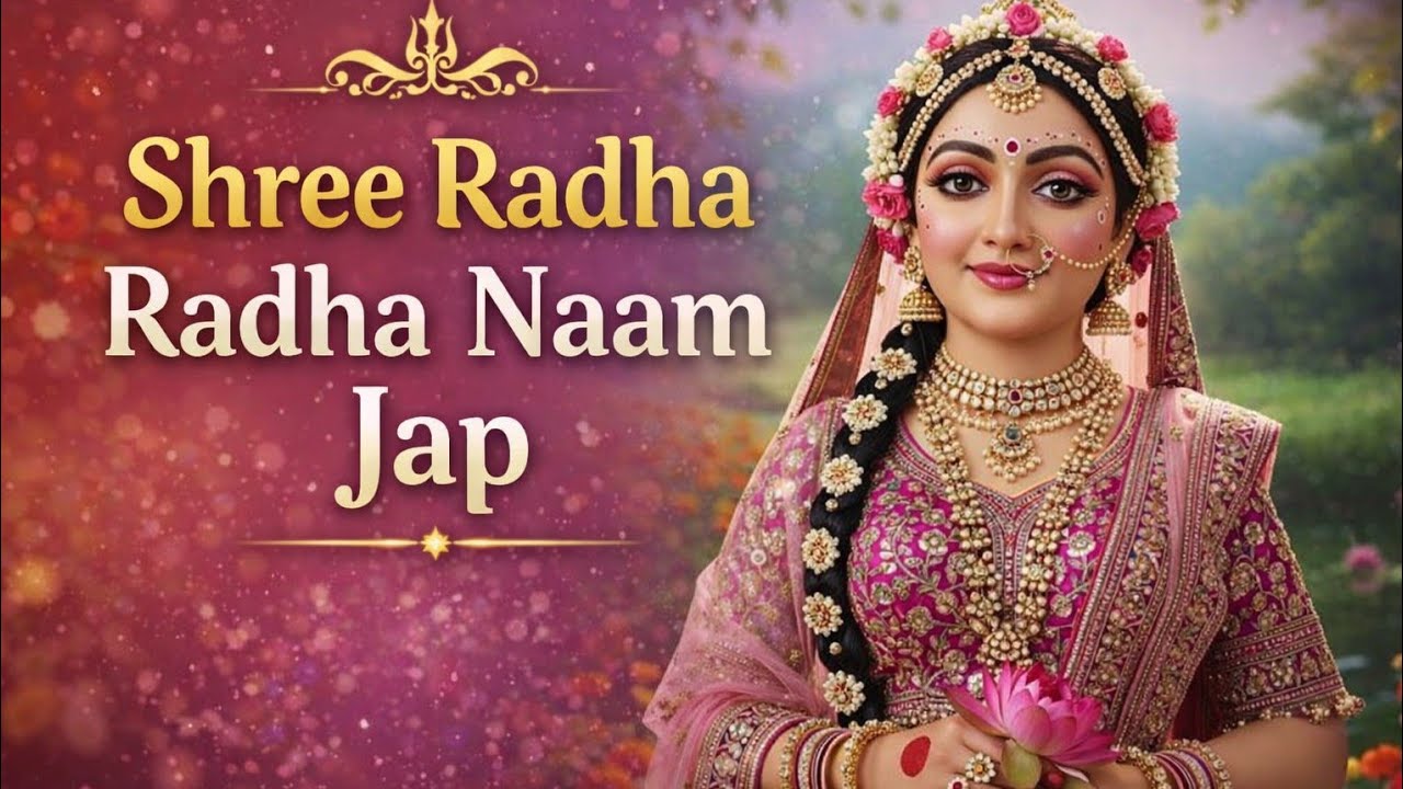 श्री राधा राधा श्री राधा राधा | Radha Naam Jaap #RadheRadhe #RadhaKrishna #NaamJaap #BhaktiMusic