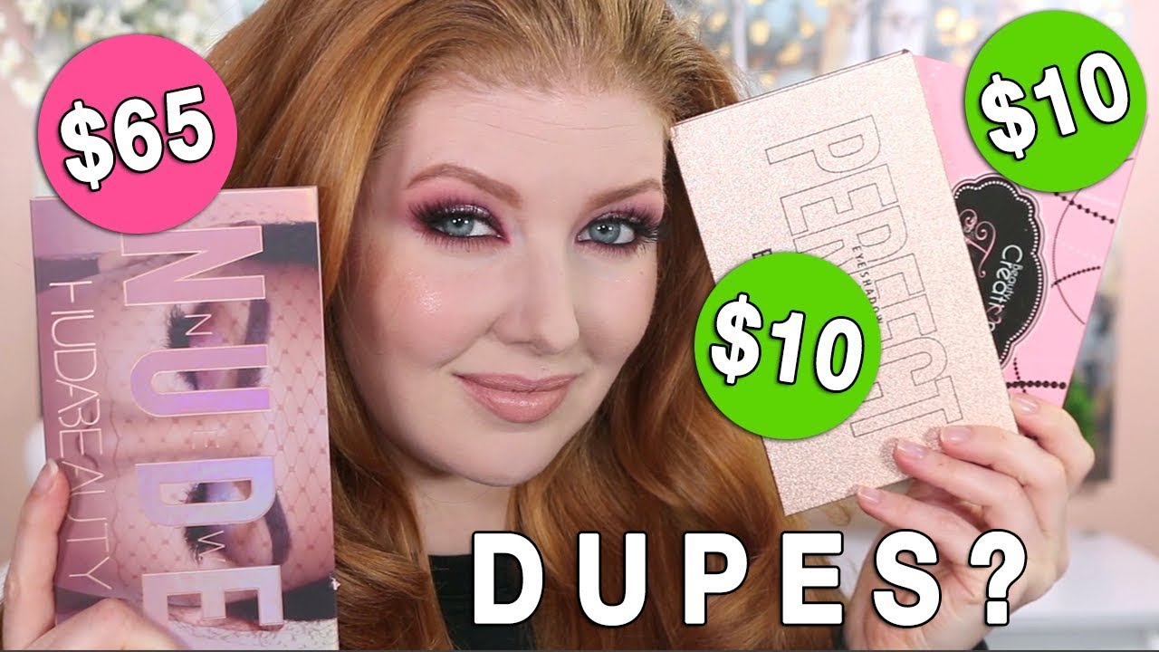 Testing Drugstore Priced Dupes | Huda New Nude Palette
