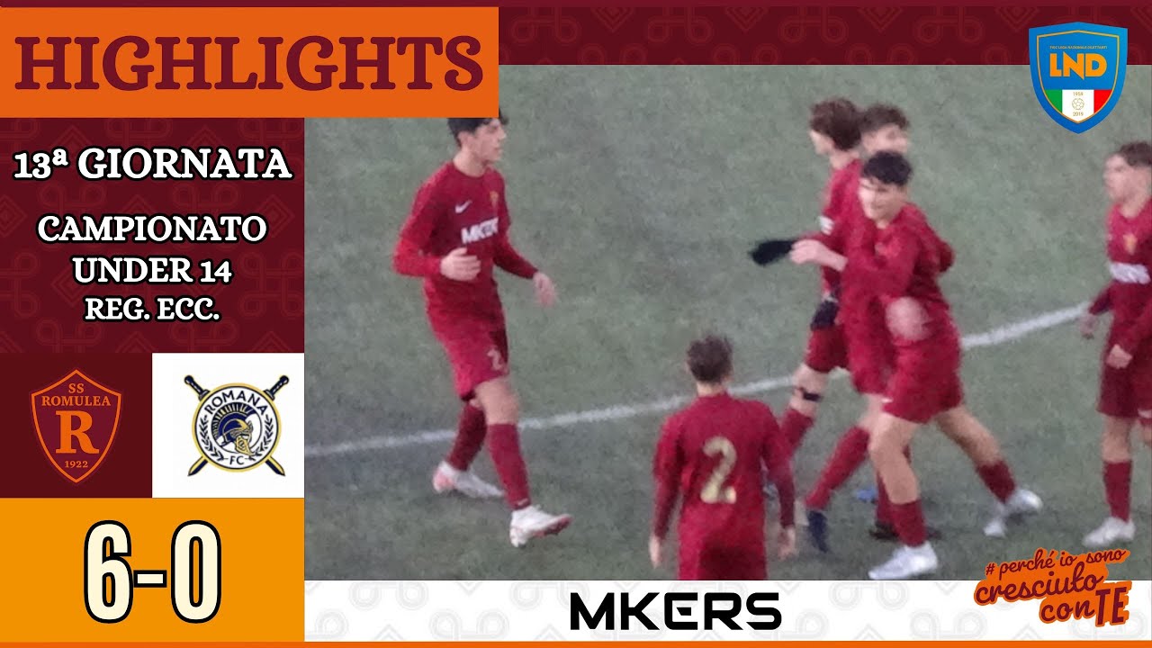 Romulea - Romana Football Club | HIGHLIGHTS XIII giornata Under 14 Reg. Ecc.