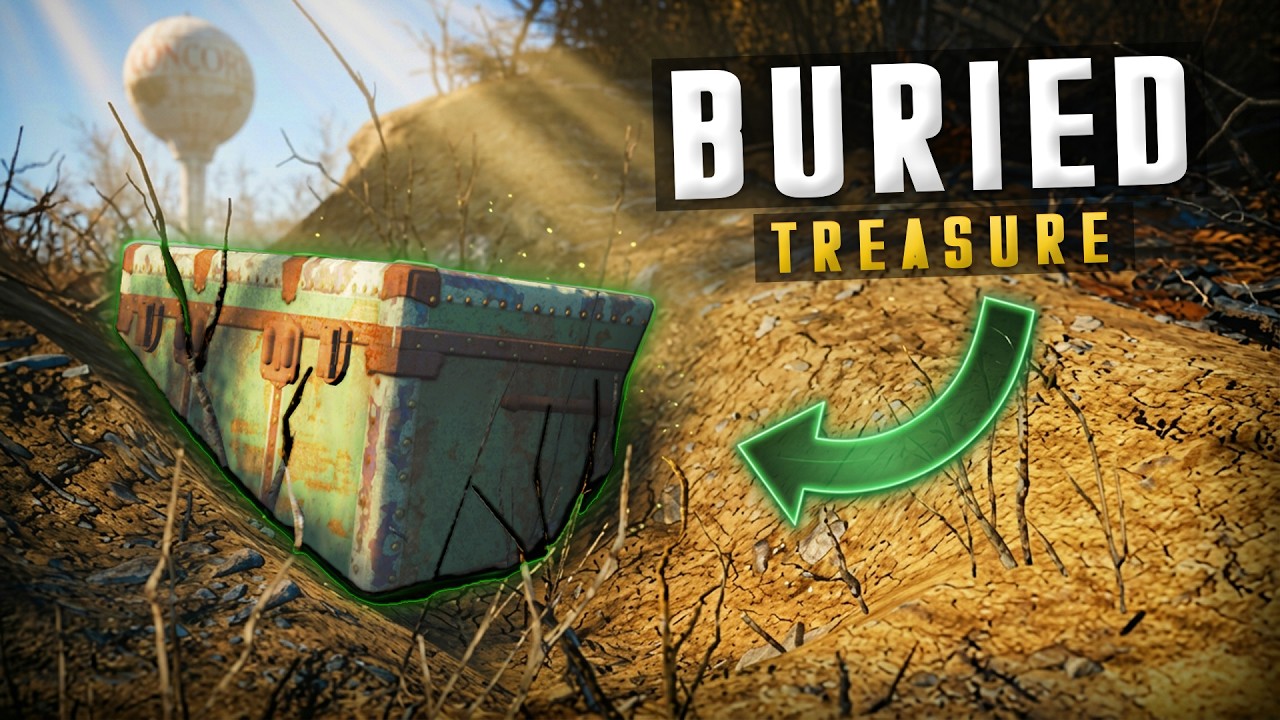 Most Players Miss This *Buried Treasure Chest* in Concord ☢️ | Fallout 4