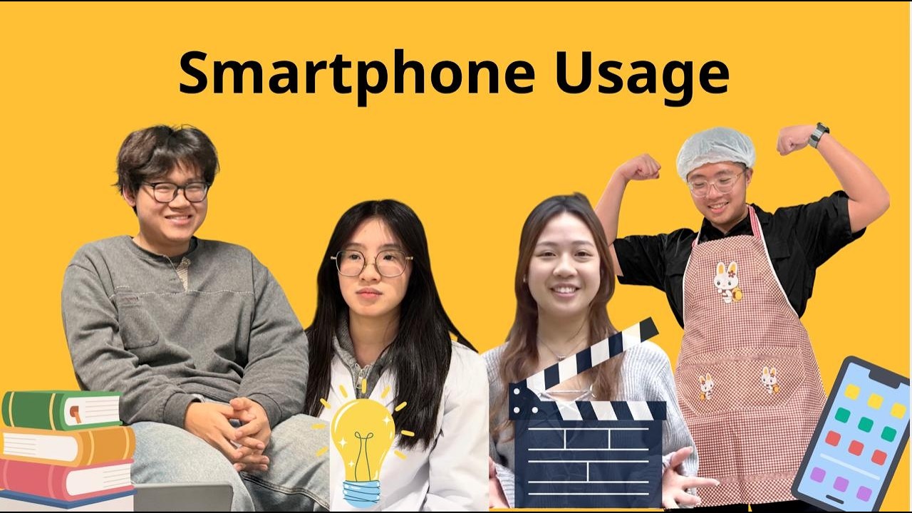 Smartphone usage by T03 Kaia, Maggie, Eric, Anthony