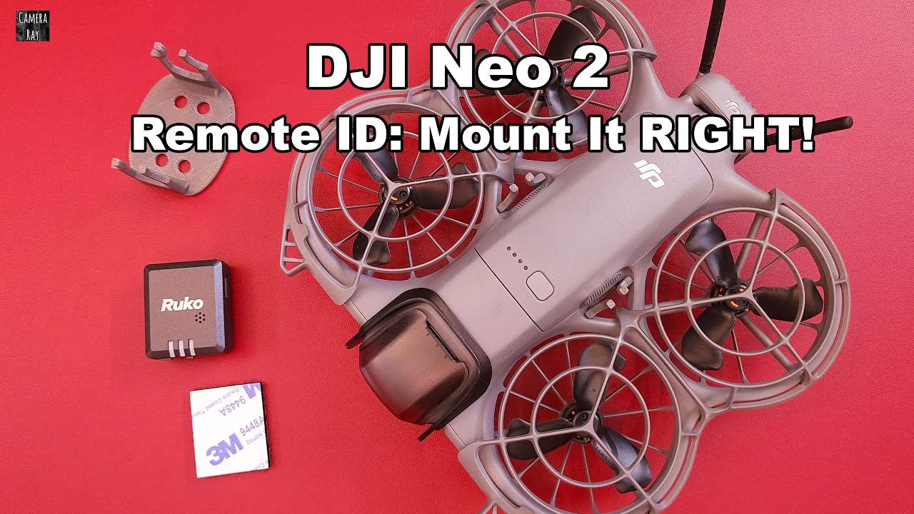 How to Mount Remote ID on the DJI Neo 2 Best Placement & Tips