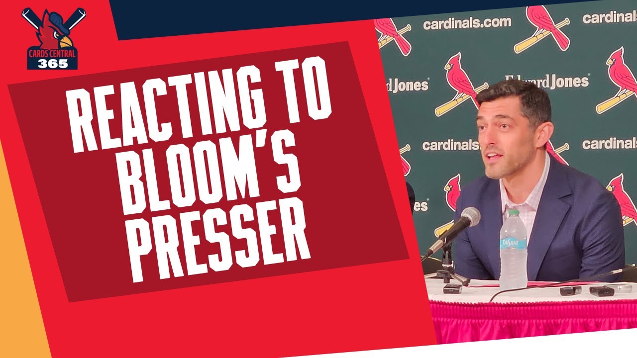 Cards Central Instant Reaction | Chaim Bloom Press Conference
