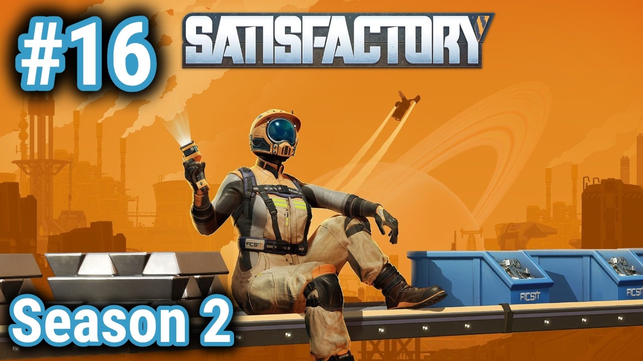 Satisfactory - Season 2 - Episode 16 - 2026 PS5 Gameplay - The Mini Steel Factory Is Up!