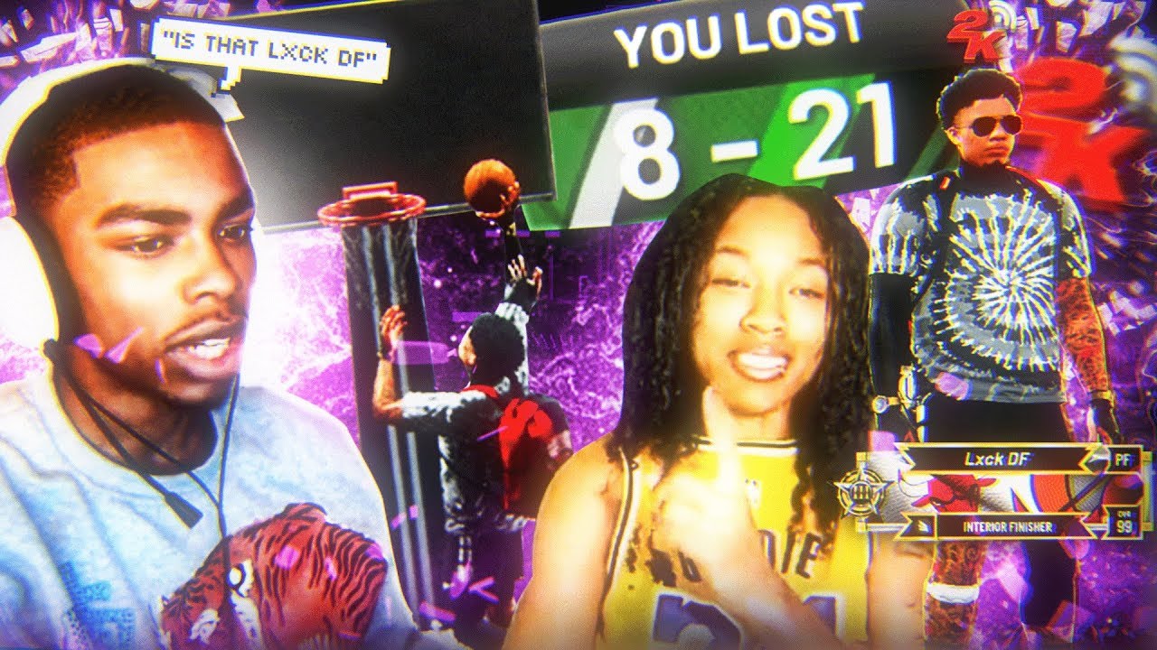 VERIFIED 2K YOUTUBER STREAM SNIPES STREAMERS! STREAMERS REACT TO DEMIGOD INTERIOR FINISHER NBA 2K20