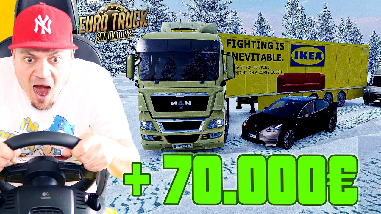 Pracuję dla IKEA i zarobiłem 300.000 PLN! *koniec długów* 🚛 Euro Truck Simulator 2 (Mody)