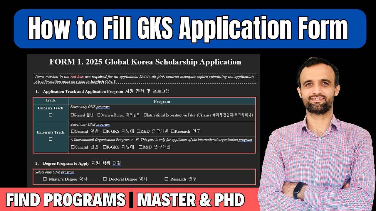 GKS 2025 Application: Step-by-Step Form Guide & University Selection (Avoid Mistakes!)