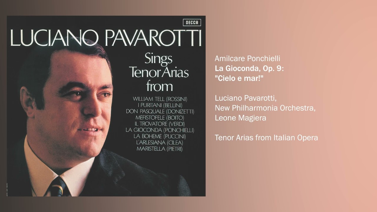 Luciano Pavarotti - La Gioconda, Op. 9: 