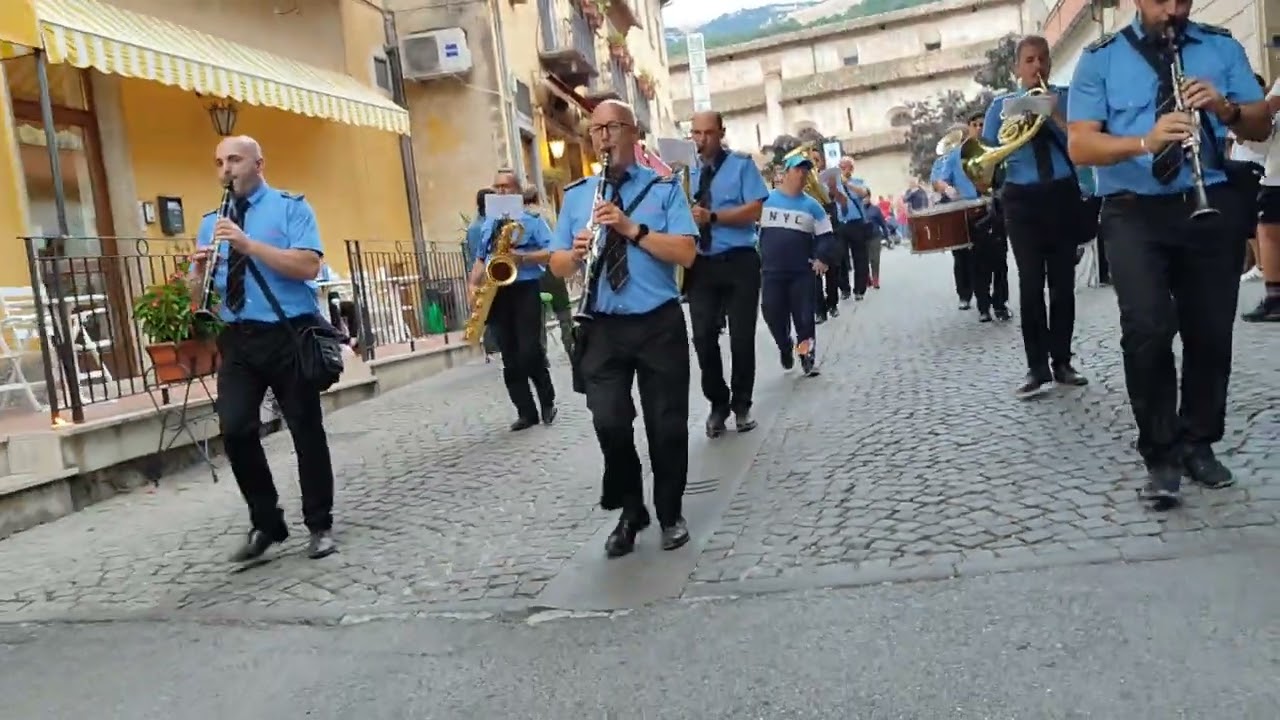 Marcia Radetzky Banda ACMI Introdacqua 10/8/23 Scanno Festa di San Lorenzo