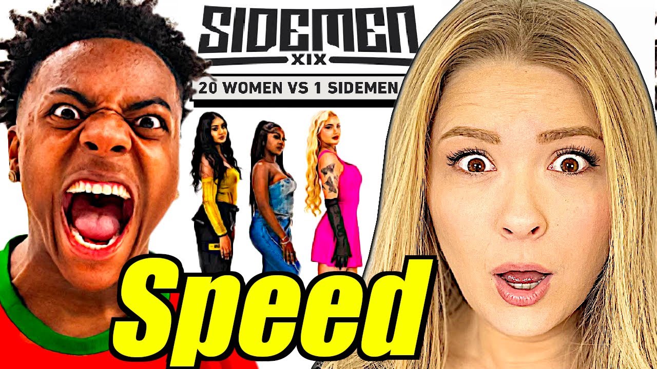 Couple Reacts To 20 WOMEN VS 1 SIDEMEN SPEED EDITION