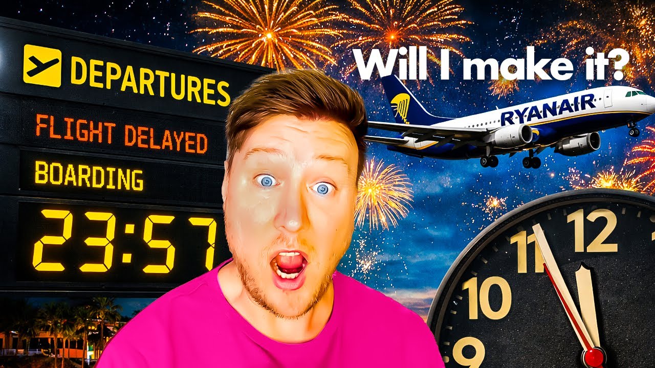 Will Ryanair Get Me There Before MIDNIGHT?! New Year’s Eve to TENERIFE