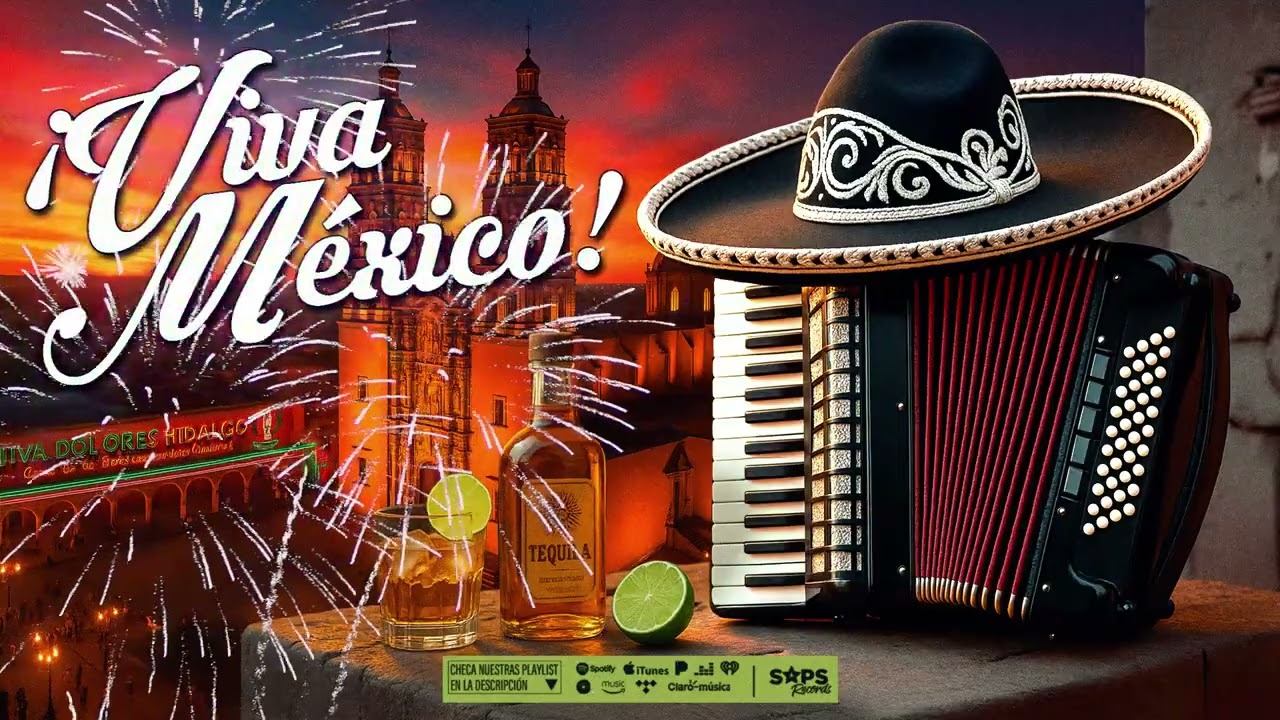 🌵Fiesta Mexicana Con Éxitos De Banda 🌵🌮¡Viva México! 🎺Grito De Independencia