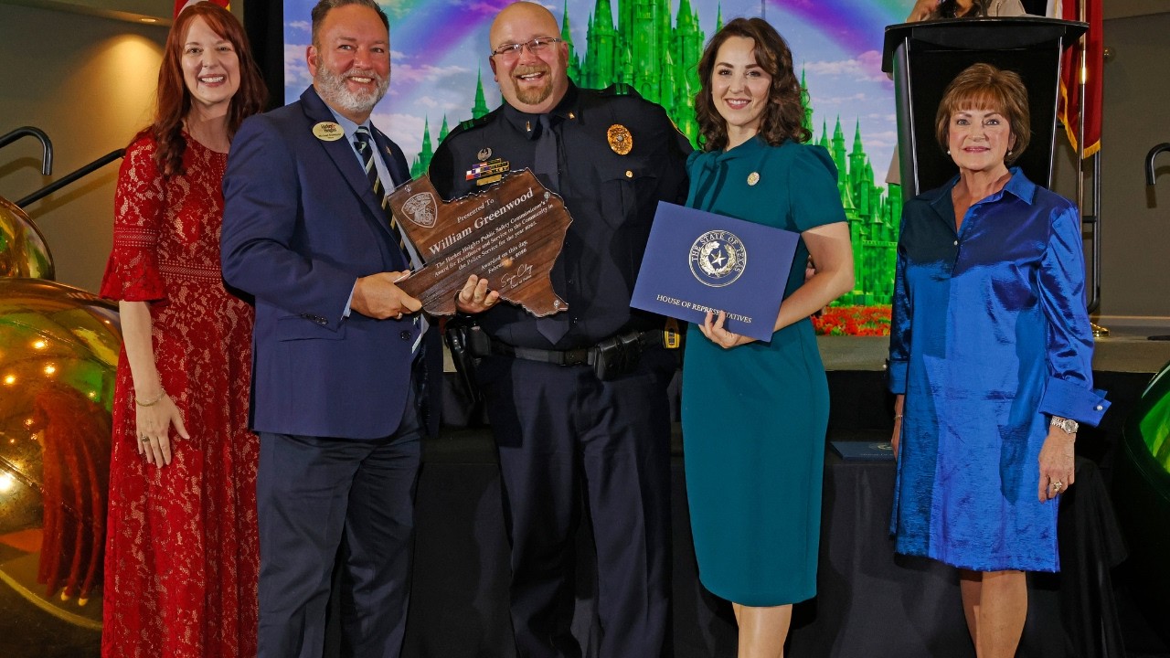 City of Harker Heights 2025 Police Officer of the Year Lieutenant Greenwood