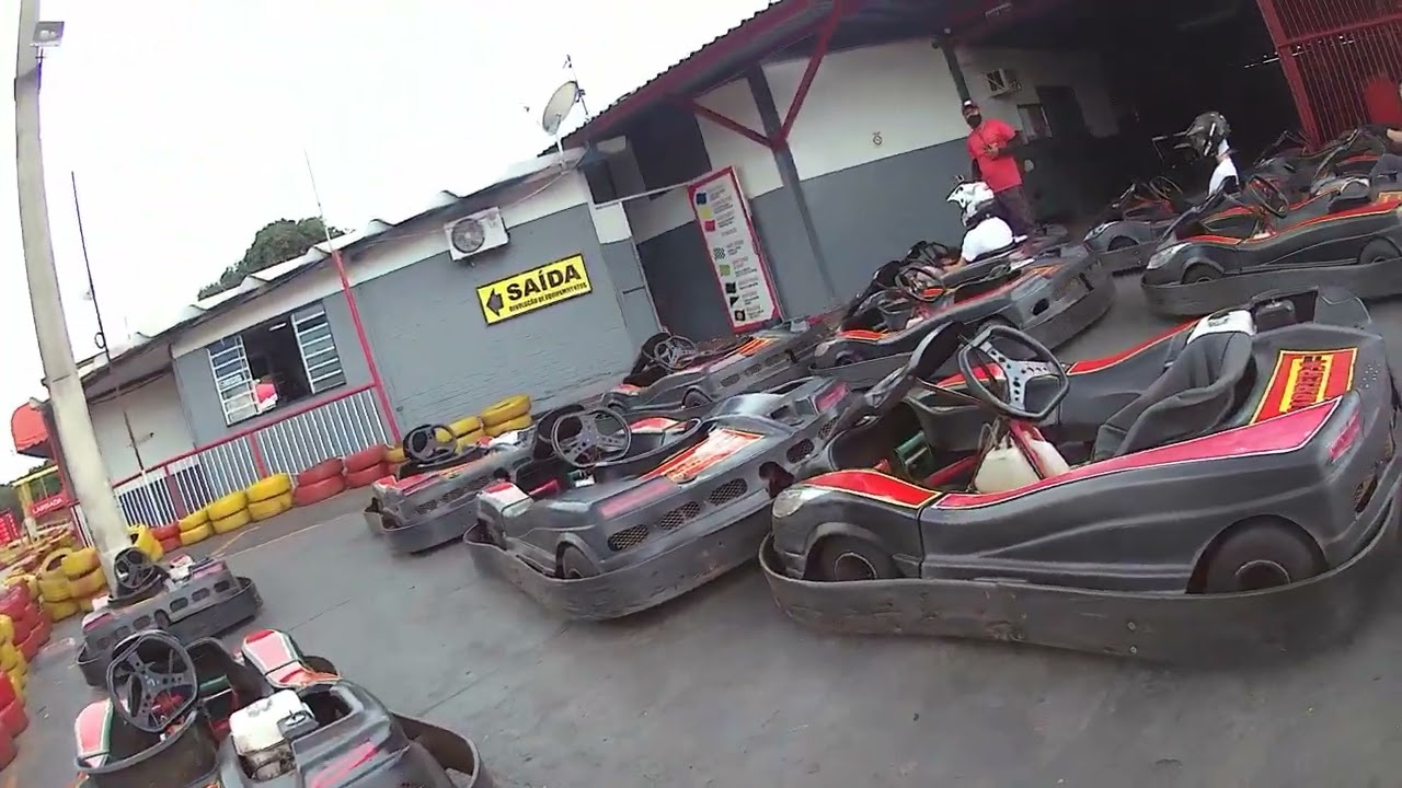 Tomada de tempo! Carrera Kart Parque da cidade Brasília DF