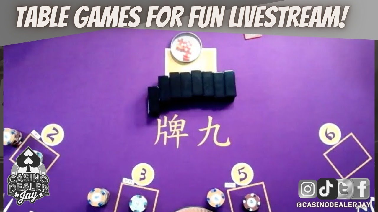 Pai Gow Tiles - 8 Hand Saturday Night Livestream!  Casino Dealer