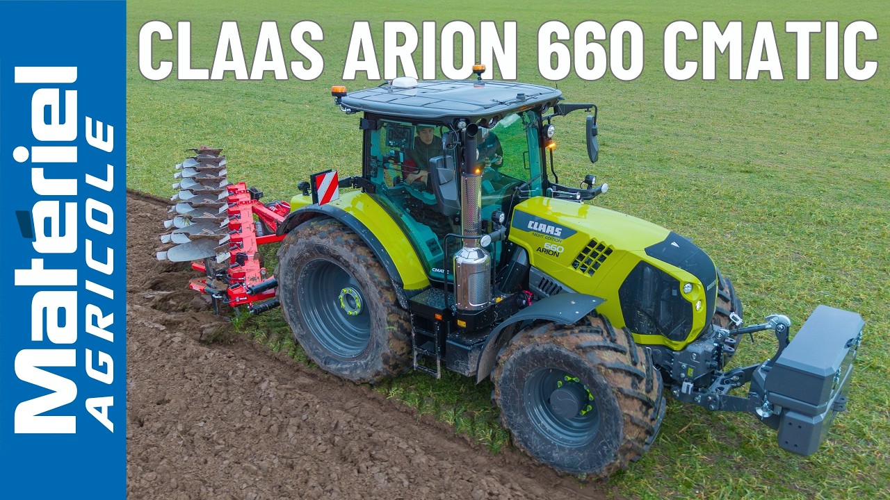 Essai du Claas Arion 660 CMatic dans sa version Night Edition