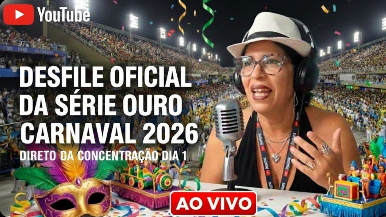 DESFILE OFICIAL (IRL): SÉRIE OURO - CARNAVAL 2026 - DIRETO DA CONCENTRAÇÃO! DIA 1🥁🔥