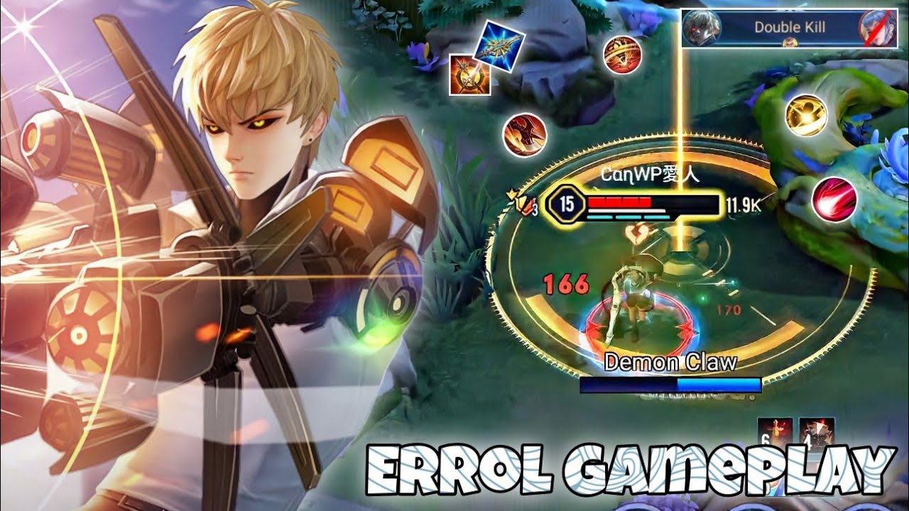 Errol Solo Lane Pro Gameplay | Genos Skin Vs Riktor | Arena of Valor Liên Quân mobile CoT