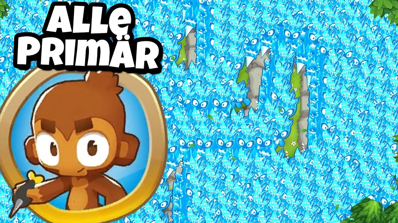 Der ultimative Primär-Test: Ganze Karte voll gebaut (Bloons TD 6)