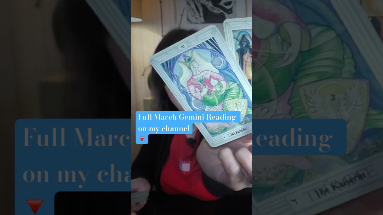 Gemini March 2025 🃏 full reading on my channel #tarot #tarotreading #marchtarotreading