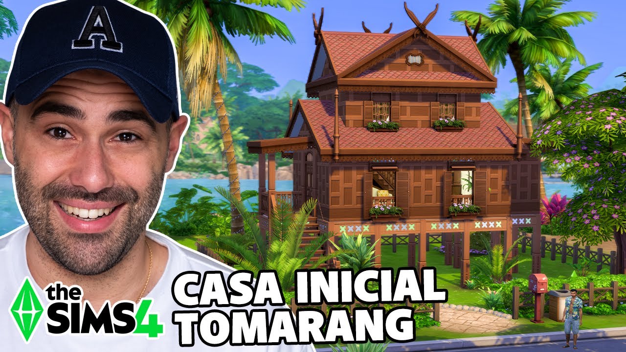 CASA INICIAL con SOLO UN PACK en Tomarang 🏠 Los Sims 4 Se Alquila