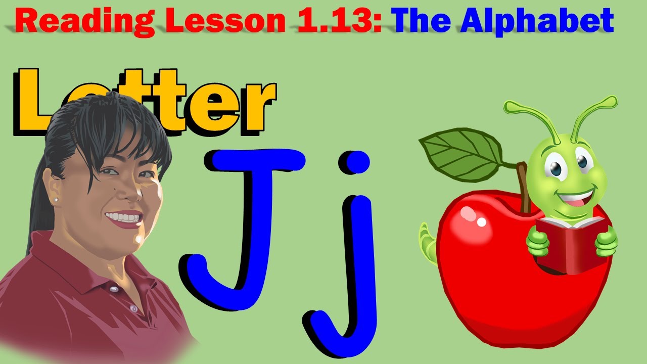 Reading Lesson 1.13 - Letter J (pictures, syllables, words and exercises)