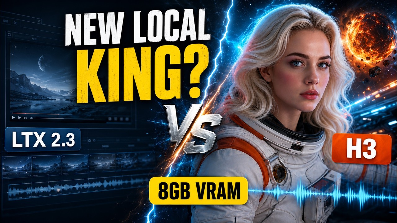 I Ran a 33B AI Video Model on 8GB VRAM | MiniMax H3 Full Tutorial | Turbo Lora