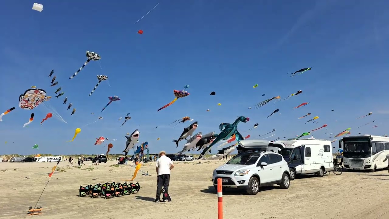 Strandfahrt beim Drachenfest auf Fanö/ Dänemark 2025